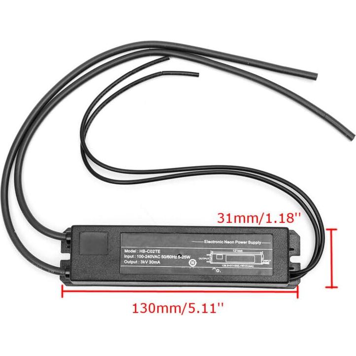 Fuente de Alimentación 3KV BRAVECOW para Letrero de Neón
