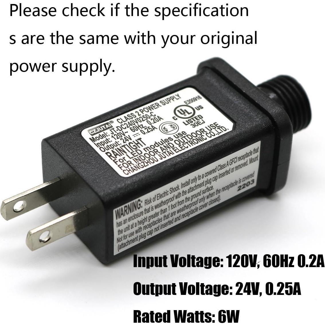 Transformador LED 24V 6W IP44 CHANGZHOU para Luz Interior/Exterior