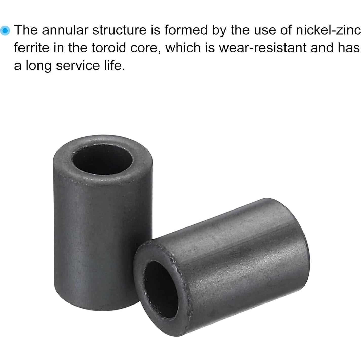 Núcleo Toroidal de Ferrita PATIKIL 50 Pcs 10x5.5x14.5 mm