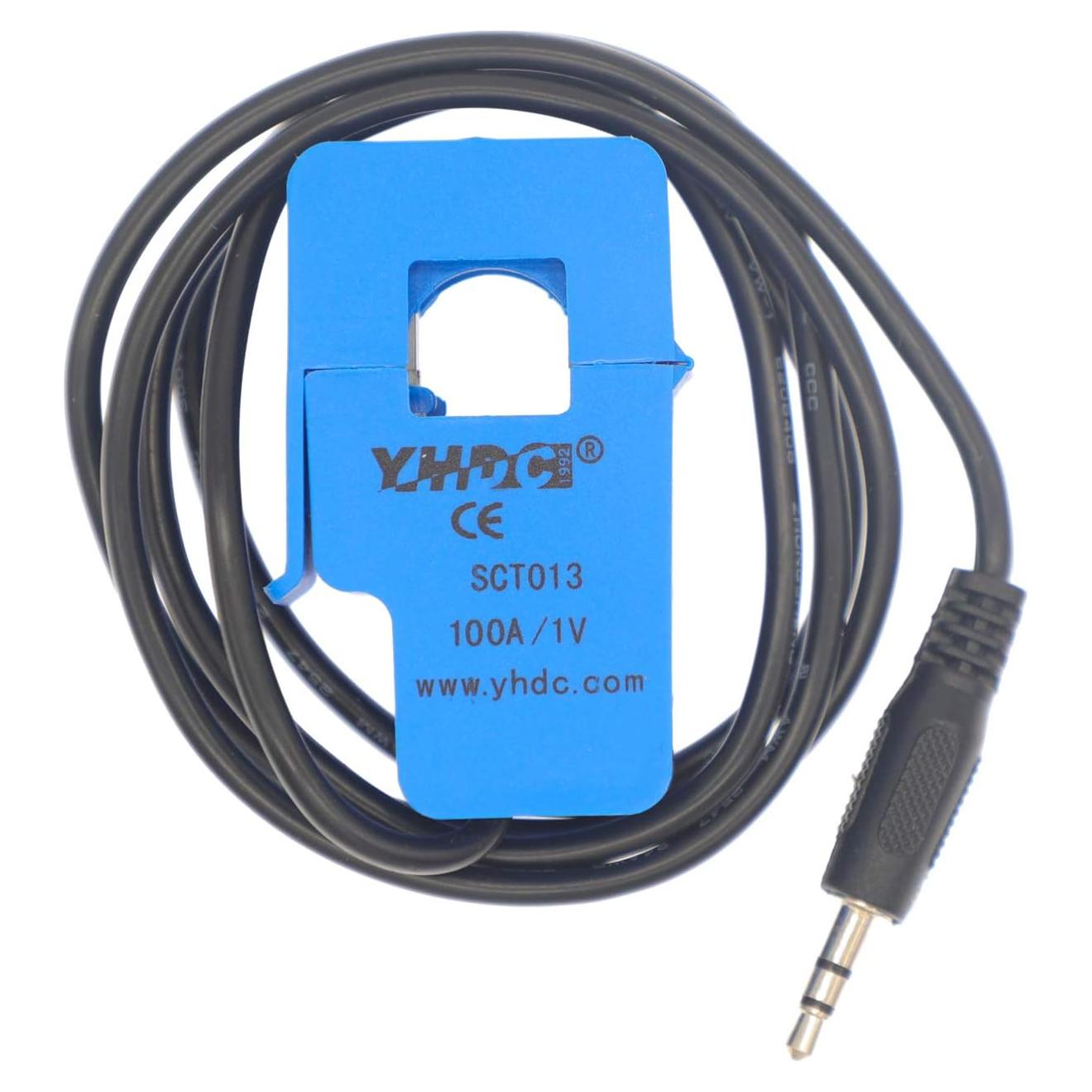 Sensor de Corriente SCT013-000V HUABAN 100A 1V No Invasivo