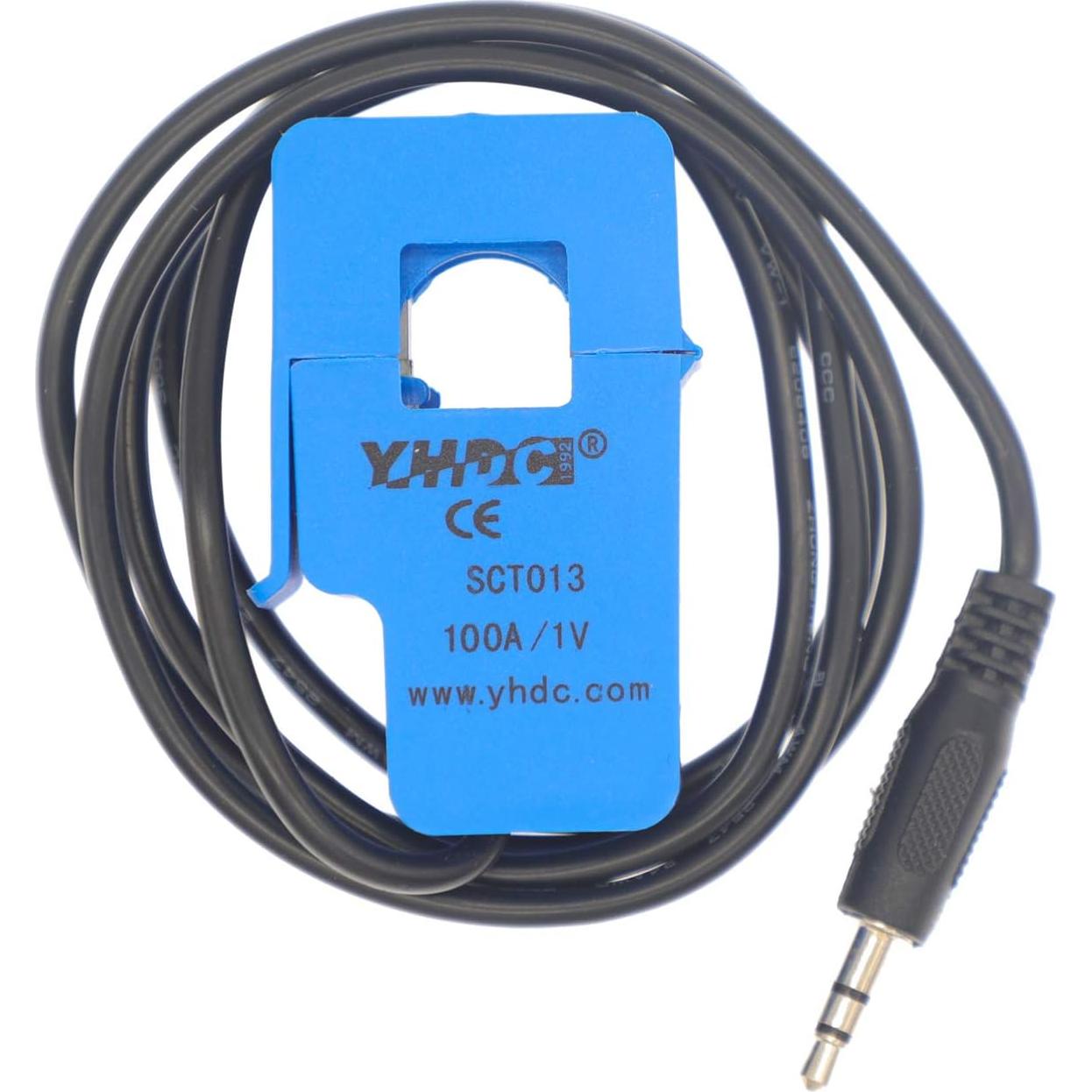 Sensor de Corriente SCT013-000V HUABAN 100A 1V No Invasivo