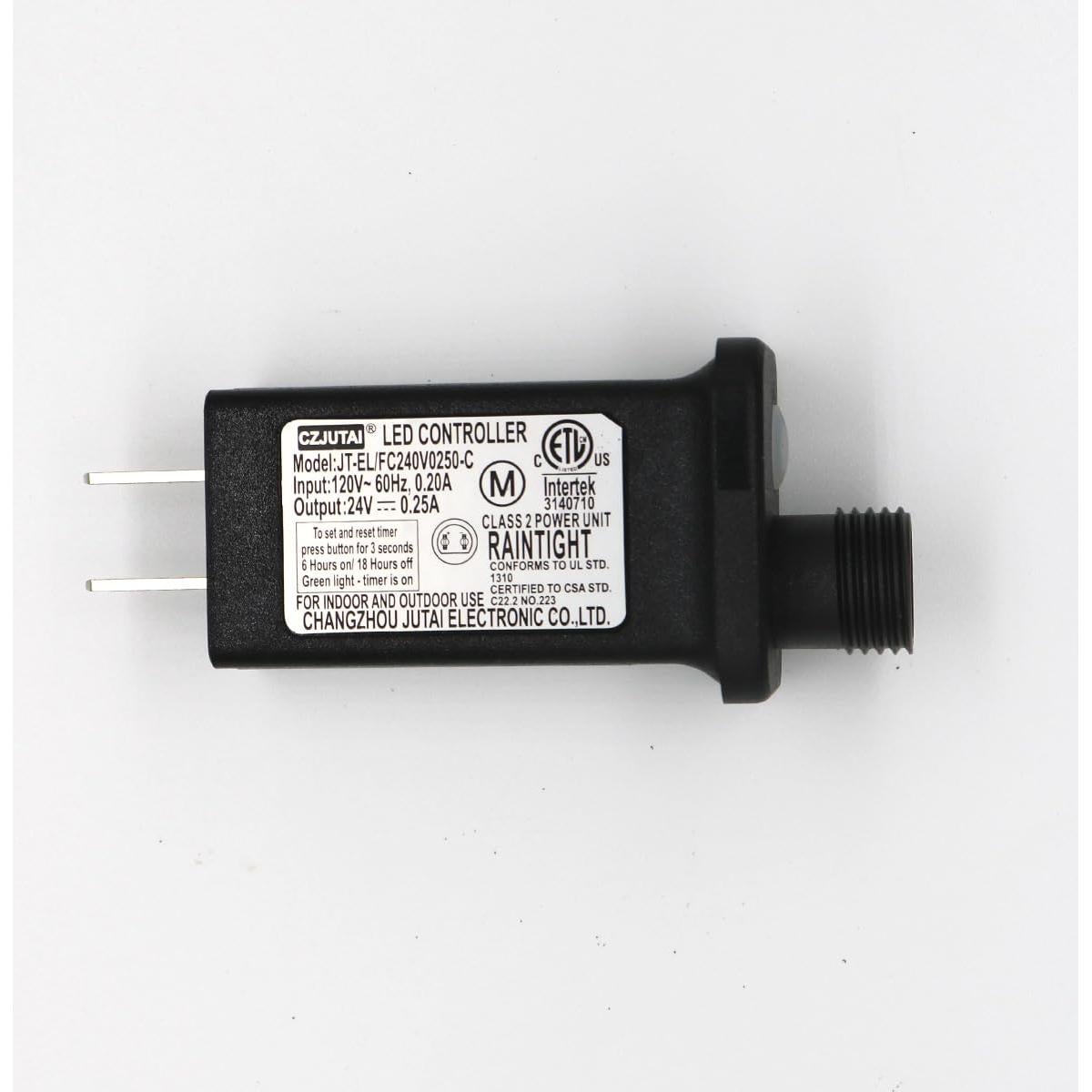 Transformador LED 24V 6W Changzhou Jutai 8 Modos IP44