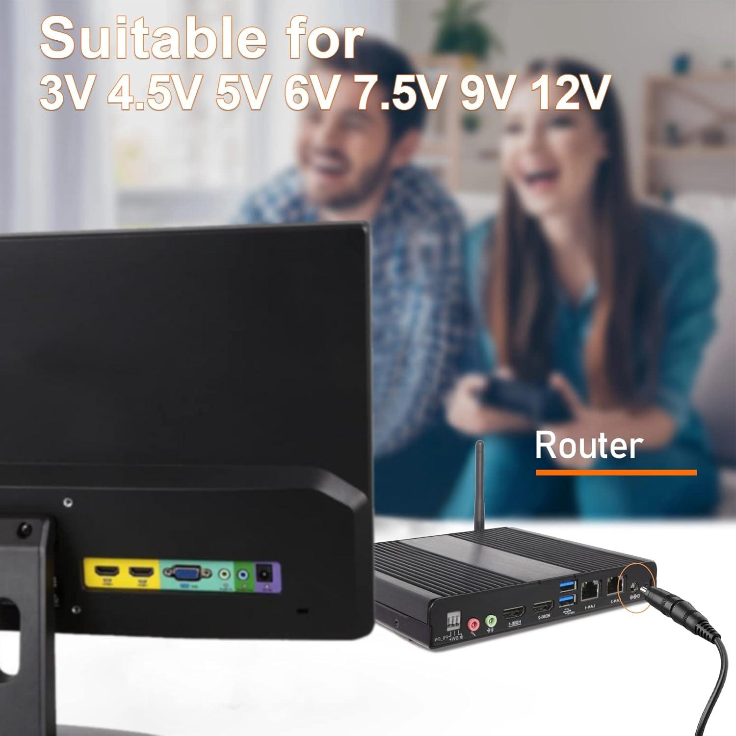 Adaptador de CA Universal SoulBay 36W 3V-12V 3000mA con 8 Conectores