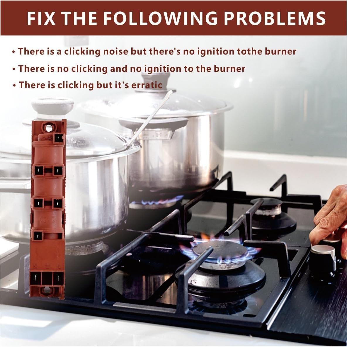 6 Encendedores de Chispa Tellfeel para Cocina a Gas 110/240V