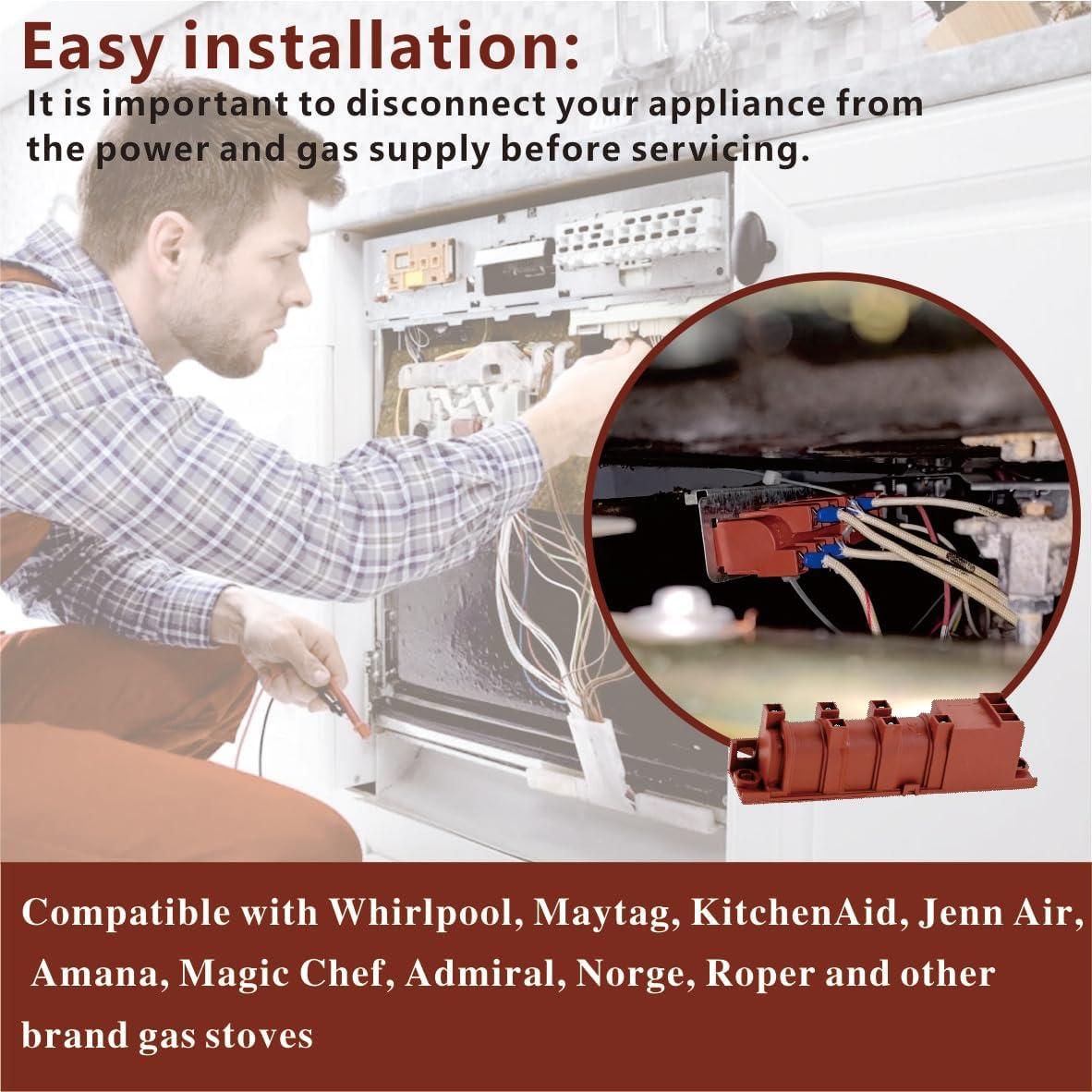 6 Encendedores de Chispa Tellfeel para Cocina a Gas 110/240V