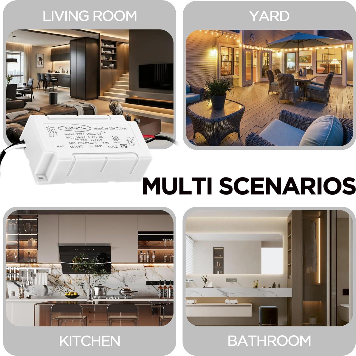 Controlador LED Regulable 12V 24W NAWVACE con Enchufe