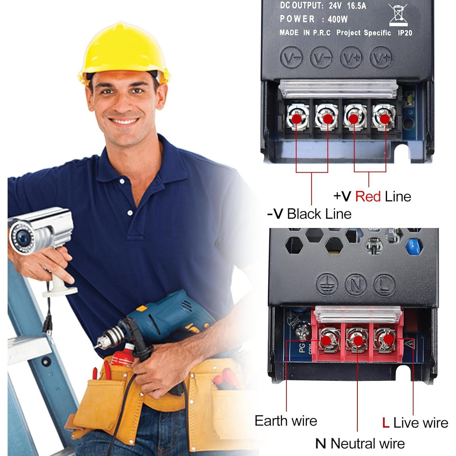 Fuente de Alimentación LED 24V 400W LEDMaker - 16.5A