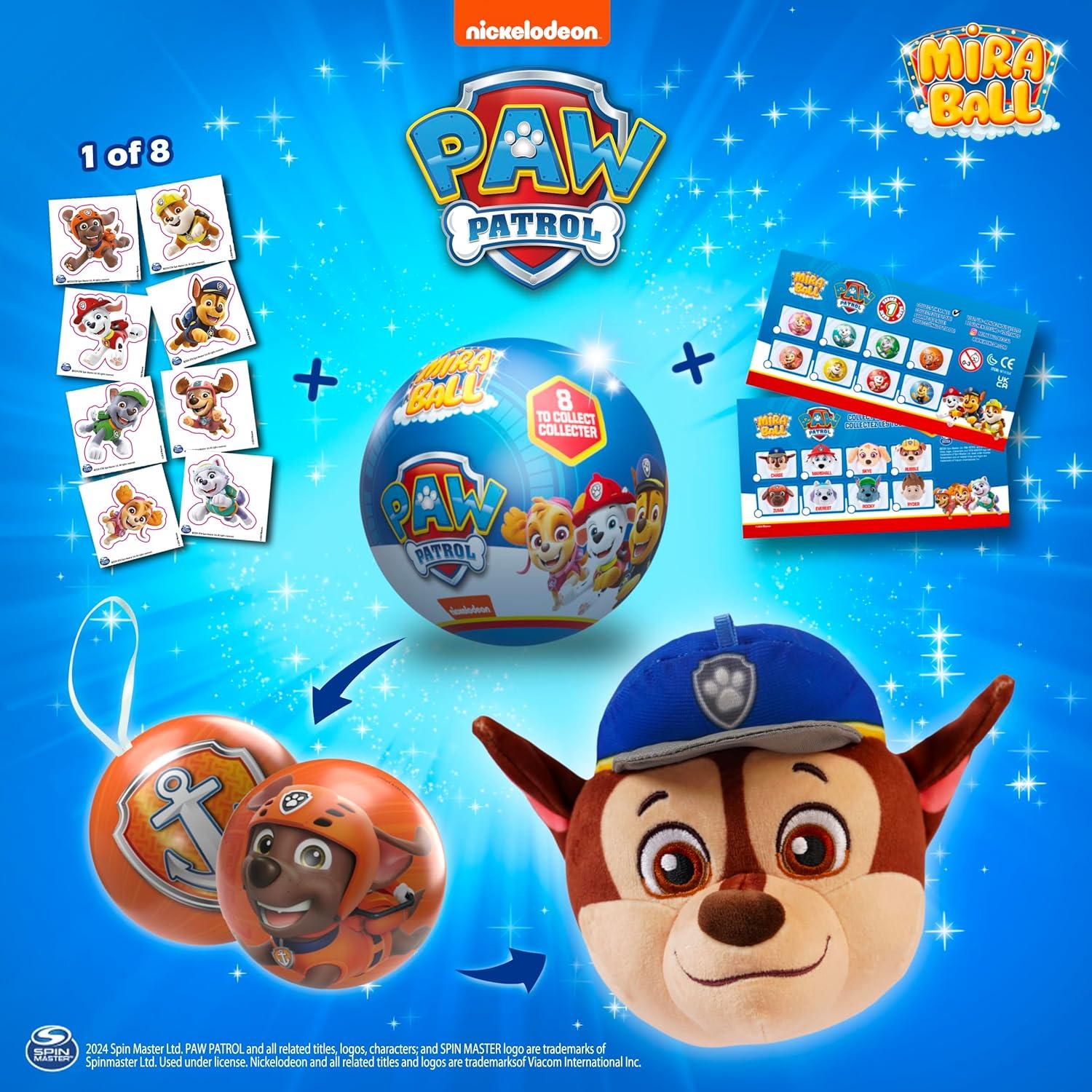 Paw Patrol Maxi Plush Coleccionable con 4 Sorpresas