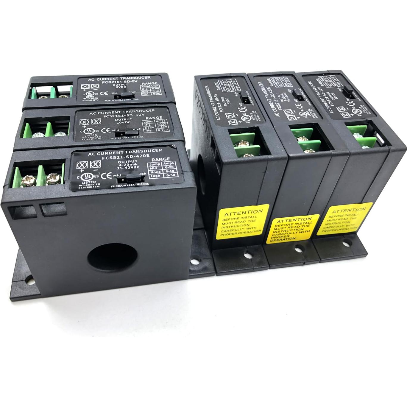 Transmisor de Corriente AC FCS2151-SD-10V 0-200A Nodehawk