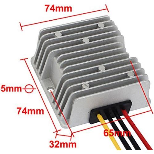 Convertidor de Voltaje DC 36V a 12V 10A uxcell IP68