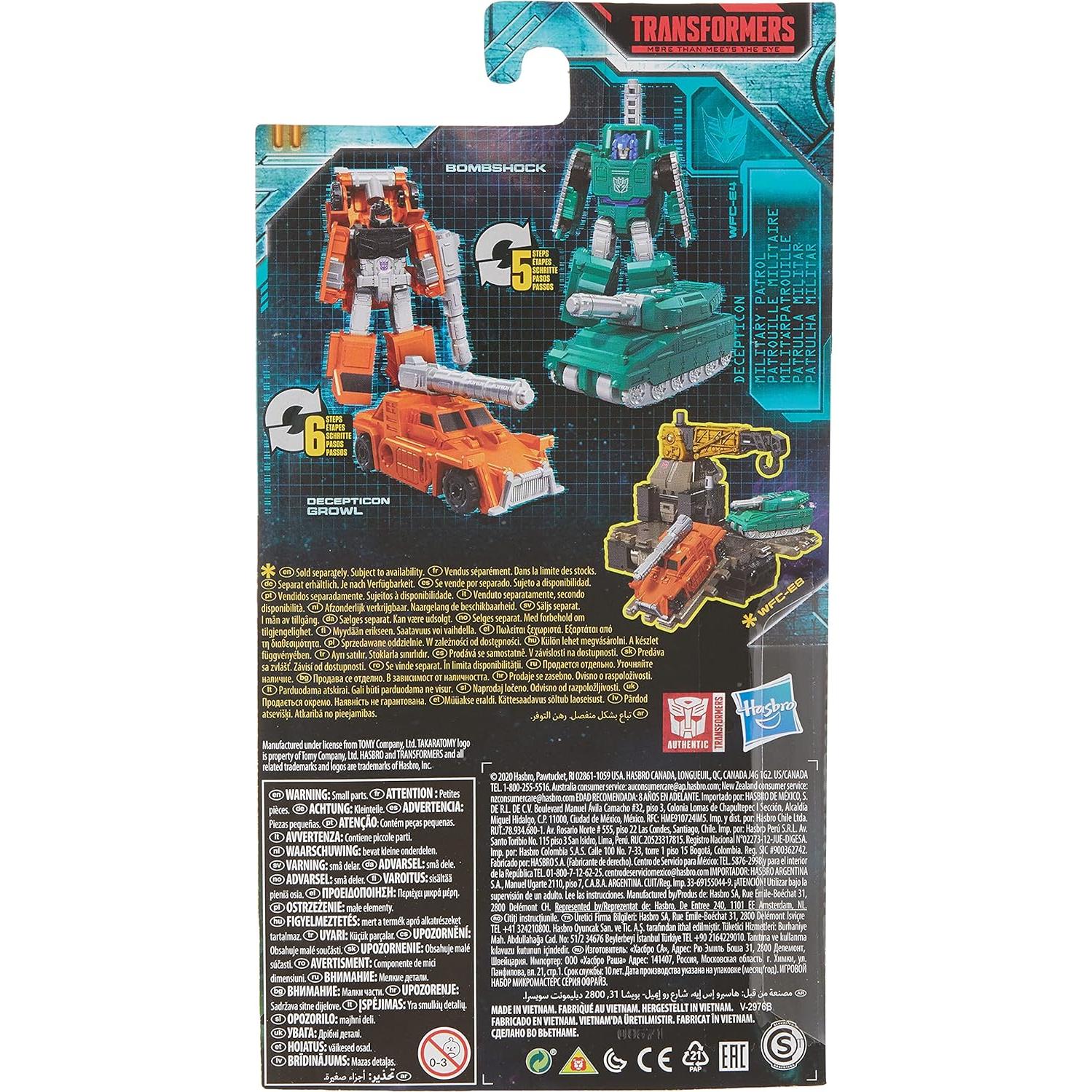 Transformers Juguetes Hasbro Earthrise Micromaster 2-Pack
