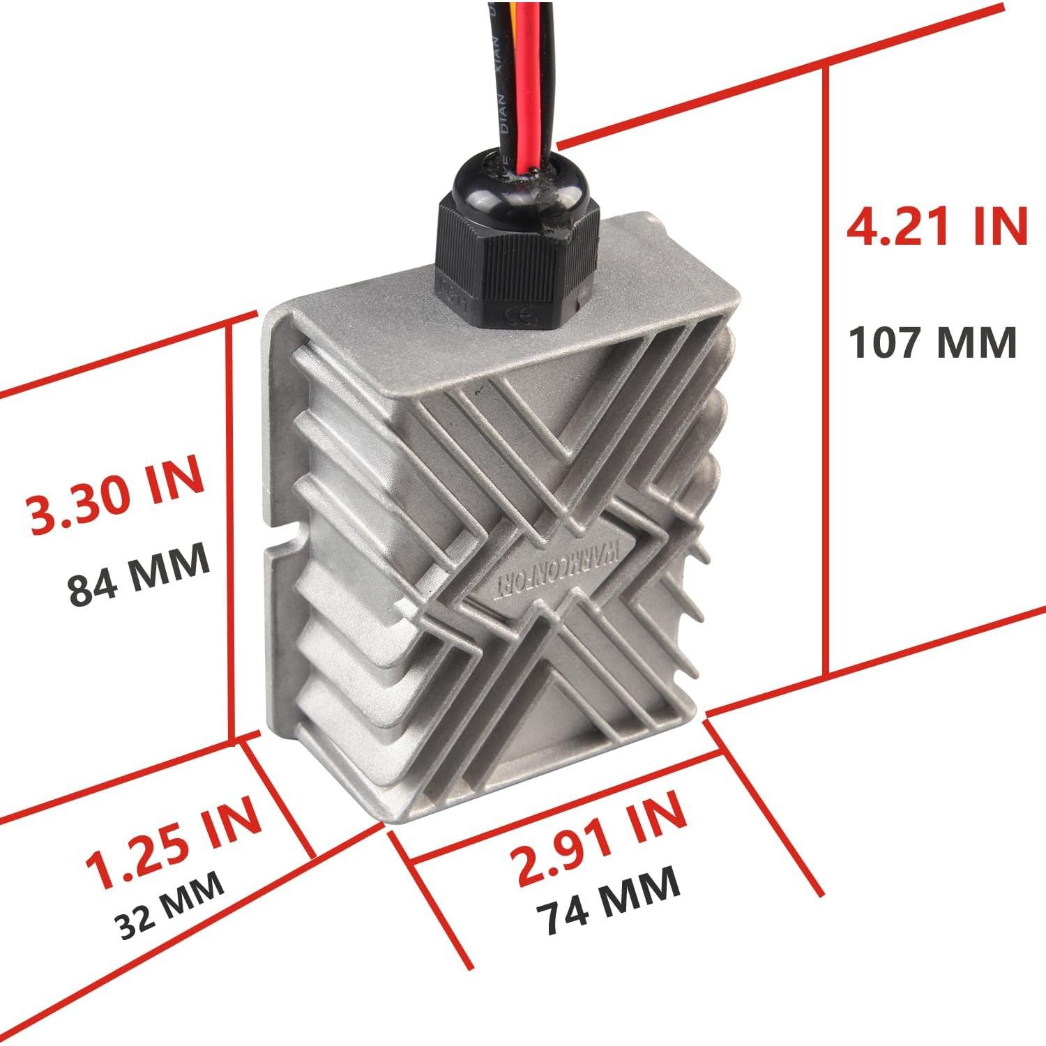 Transformador Aislante WARMCONFORT 30-120V a 12V 10A 120W