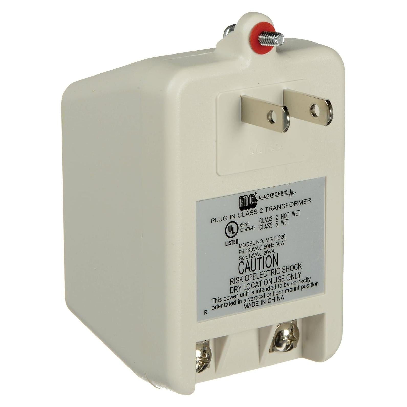 Transformador de Poder AC PWS 1220 12V 20VA Clase II