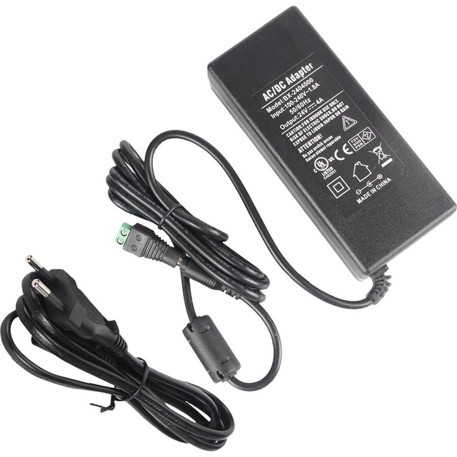 Adaptador de Alimentación Signcomplex 24V 4A 100W para LED