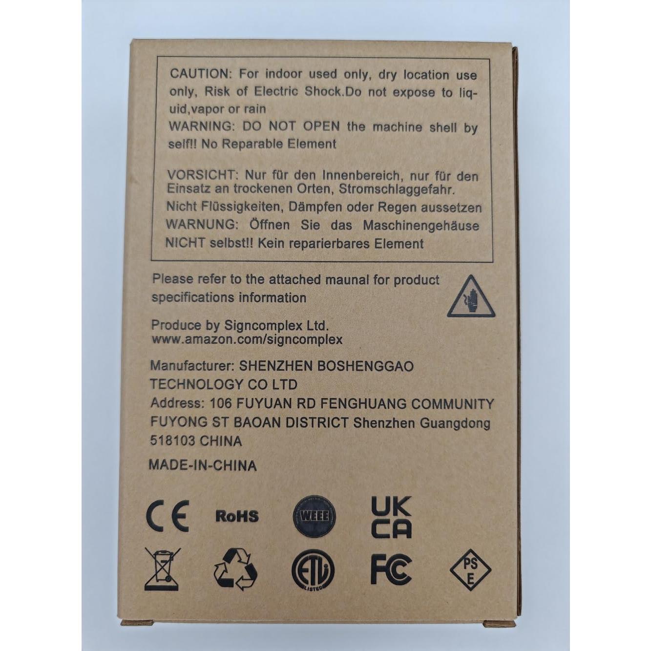 Adaptador de Alimentación Signcomplex 24V 4A 100W para LED