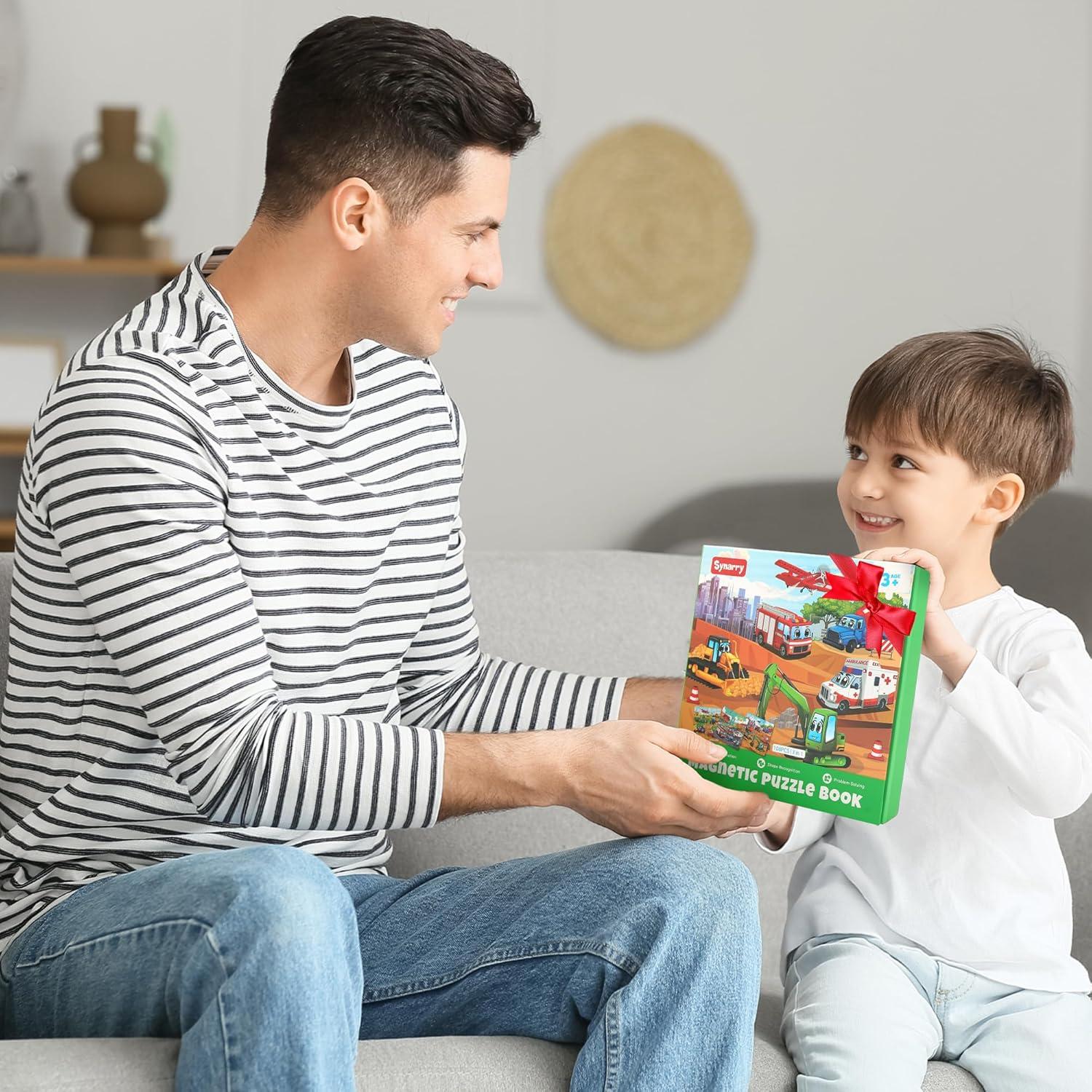 Rompecabezas Magnético de Vehículos SYNARRY 36 Piezas