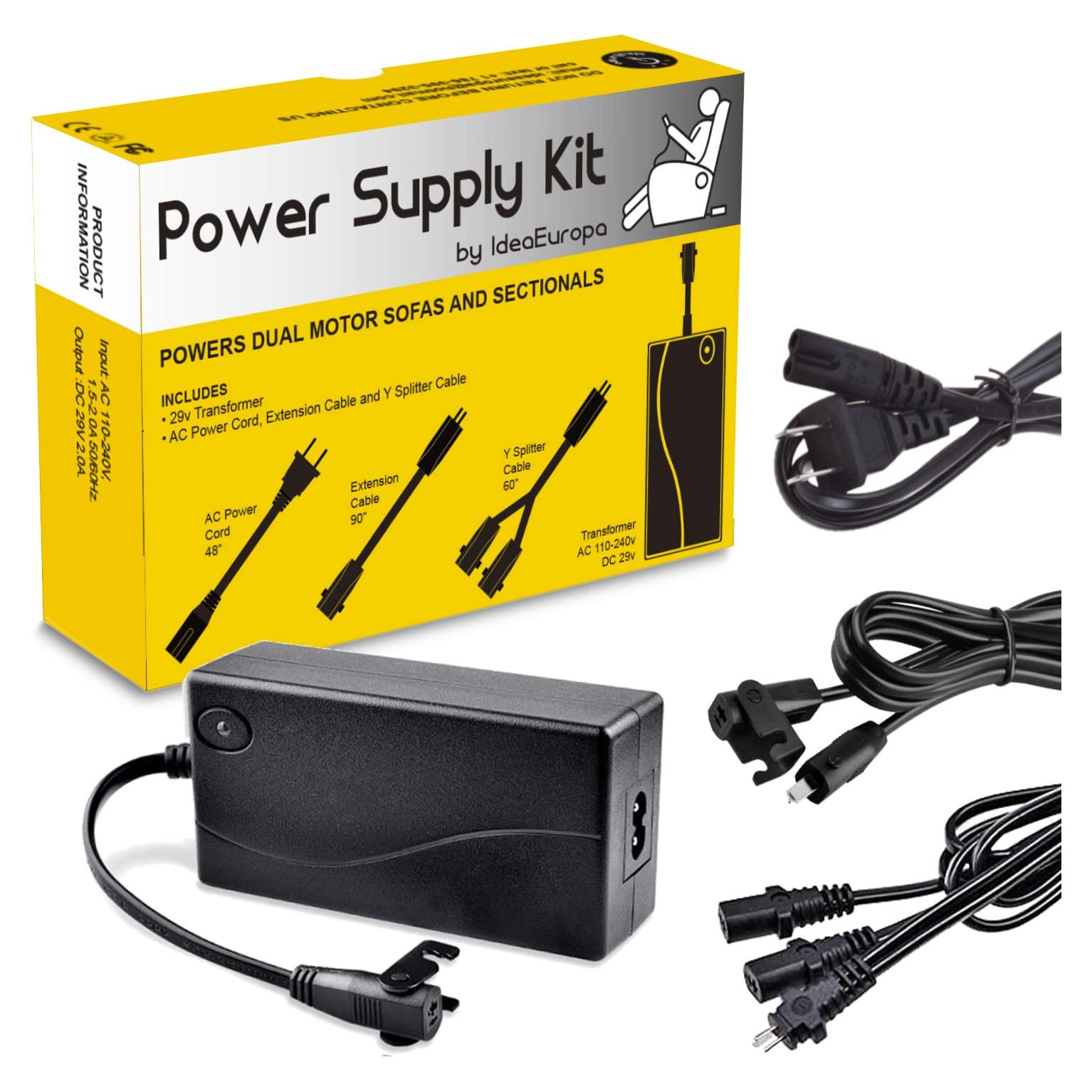 Transformador de Suministro de Energía Dual 29V 2A para Sofás