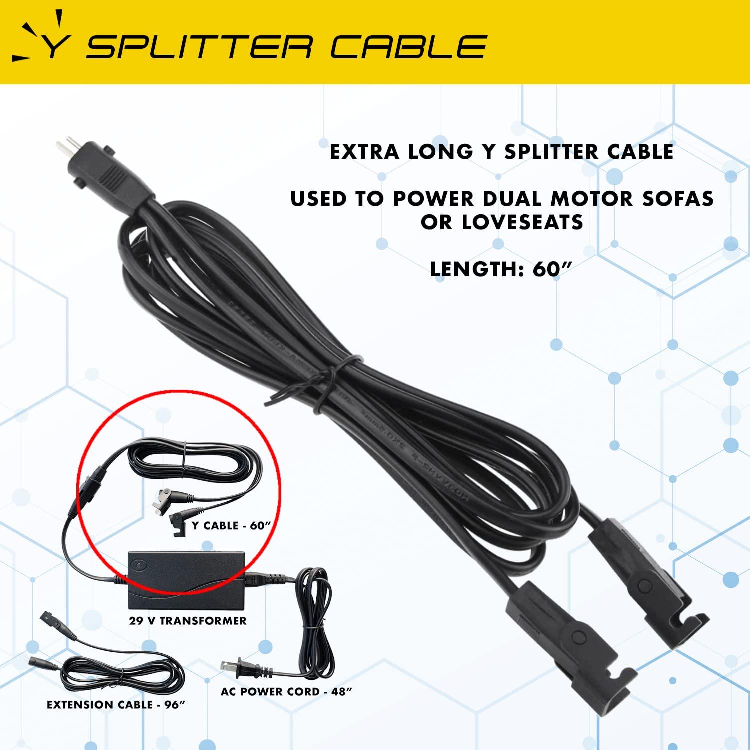 Transformador de Suministro de Energía Dual 29V 2A para Sofás