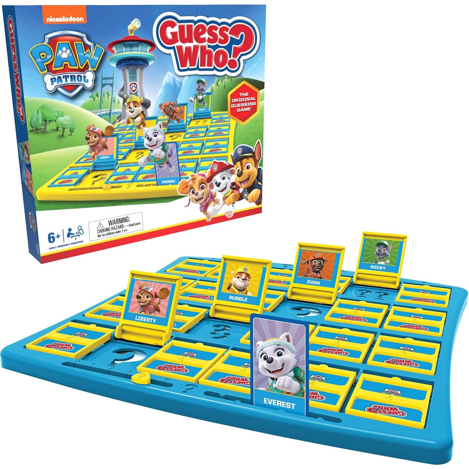 Adivina Quién? Juego de Mesa PAW Patrol - 2 Jugadores 6+