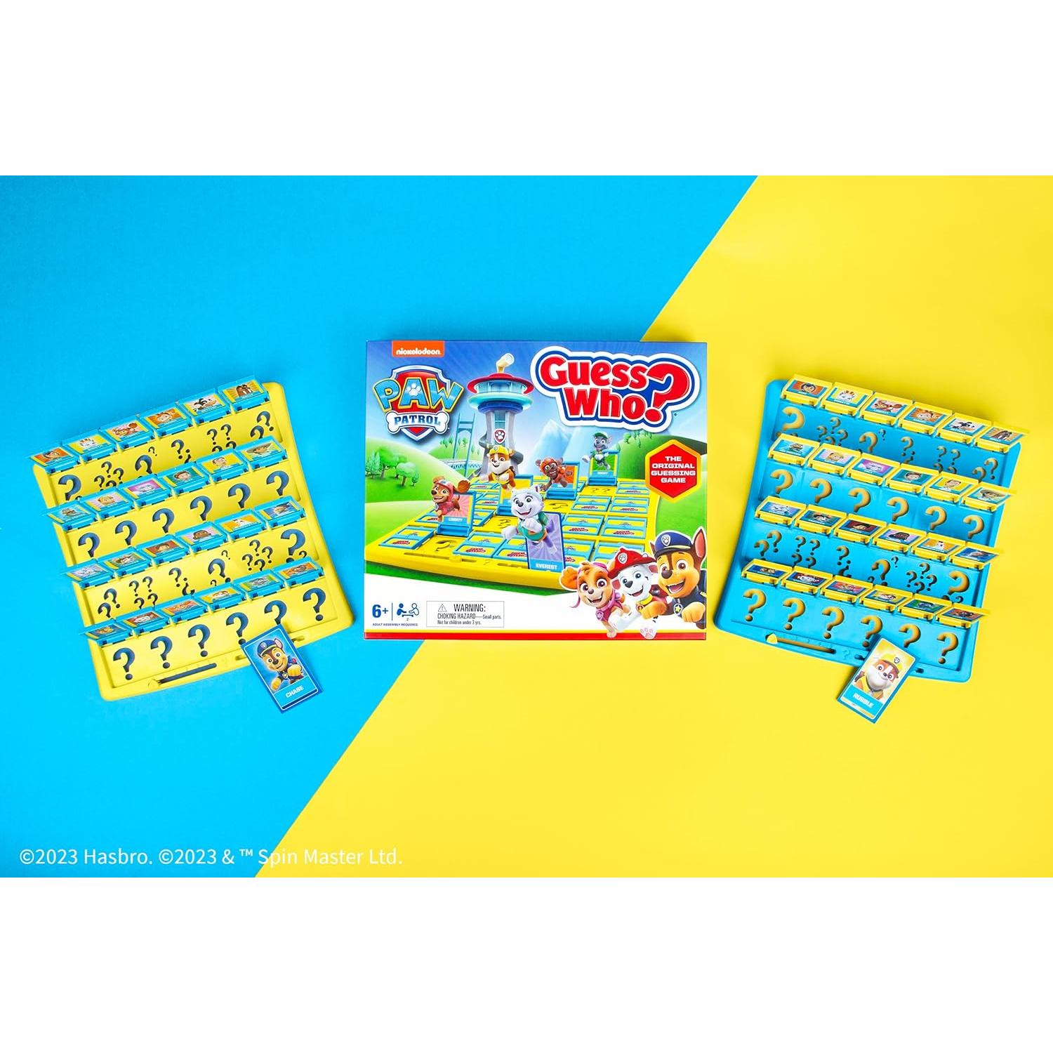 Adivina Quién? Juego de Mesa PAW Patrol - 2 Jugadores 6+