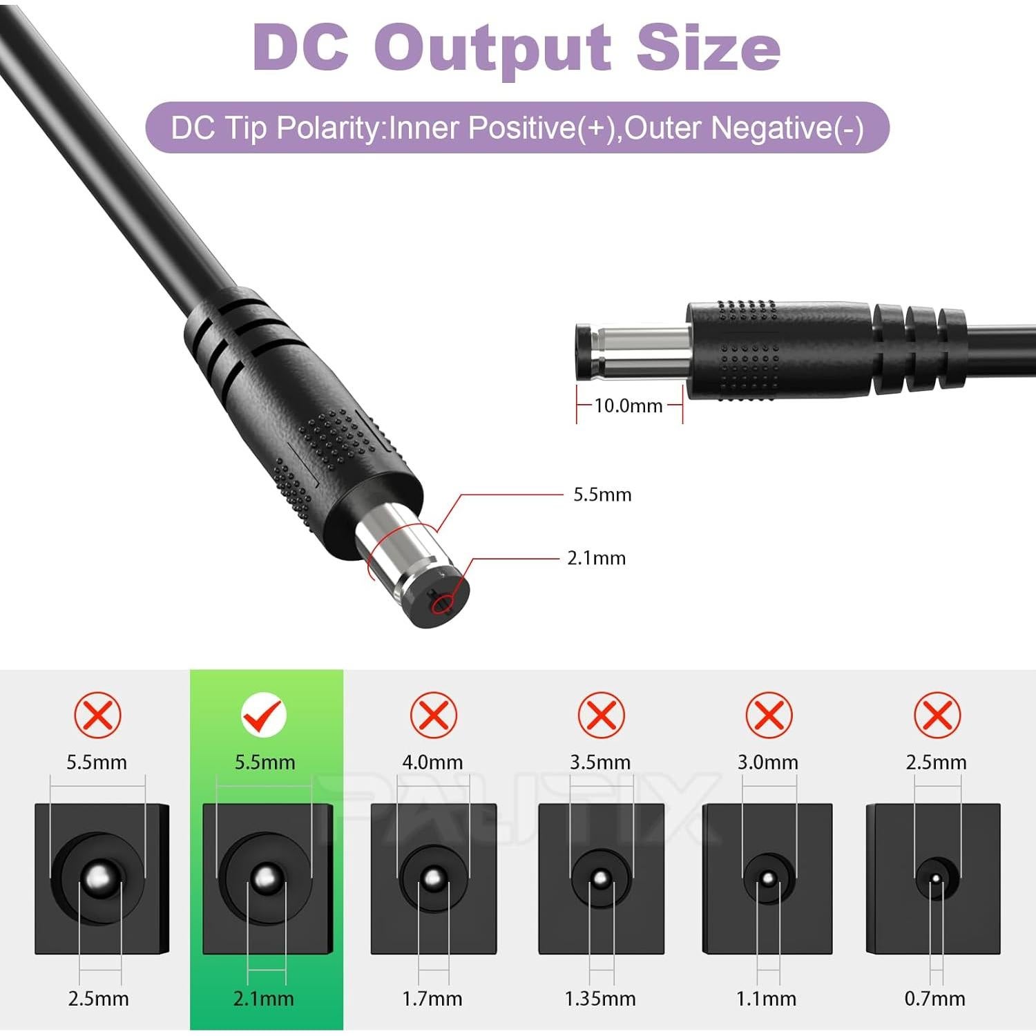 Adaptador de Alimentación MIWISE DC24V 5A 120W para LED