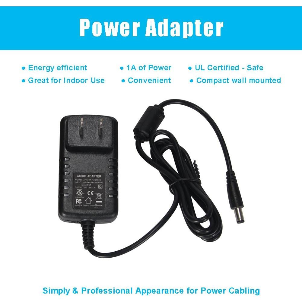 Adaptador de corriente 12V 1A Signcomplex para tiras LED