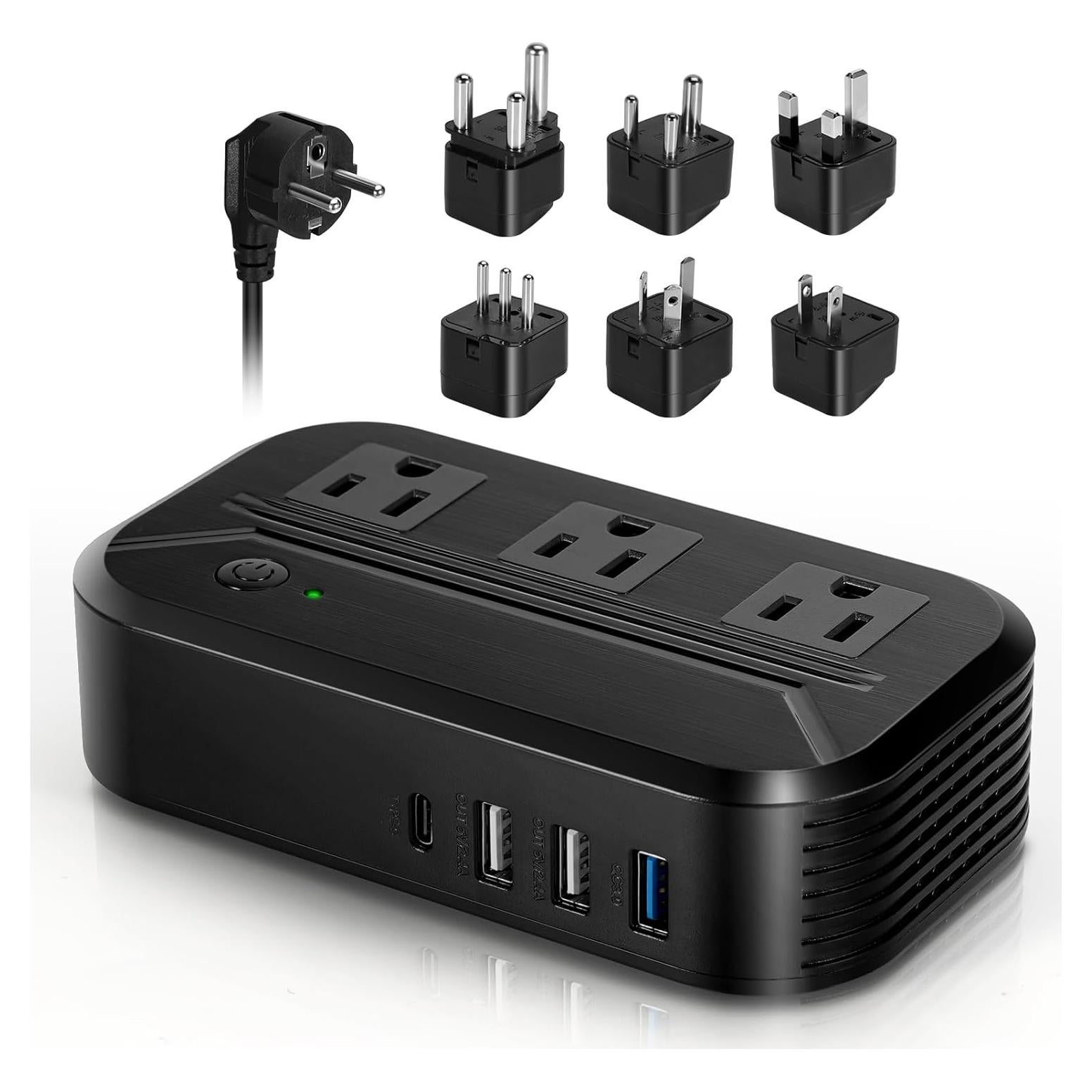 Convertidor de Voltaje 2300W Easton VC002001 con 7 Adaptadores