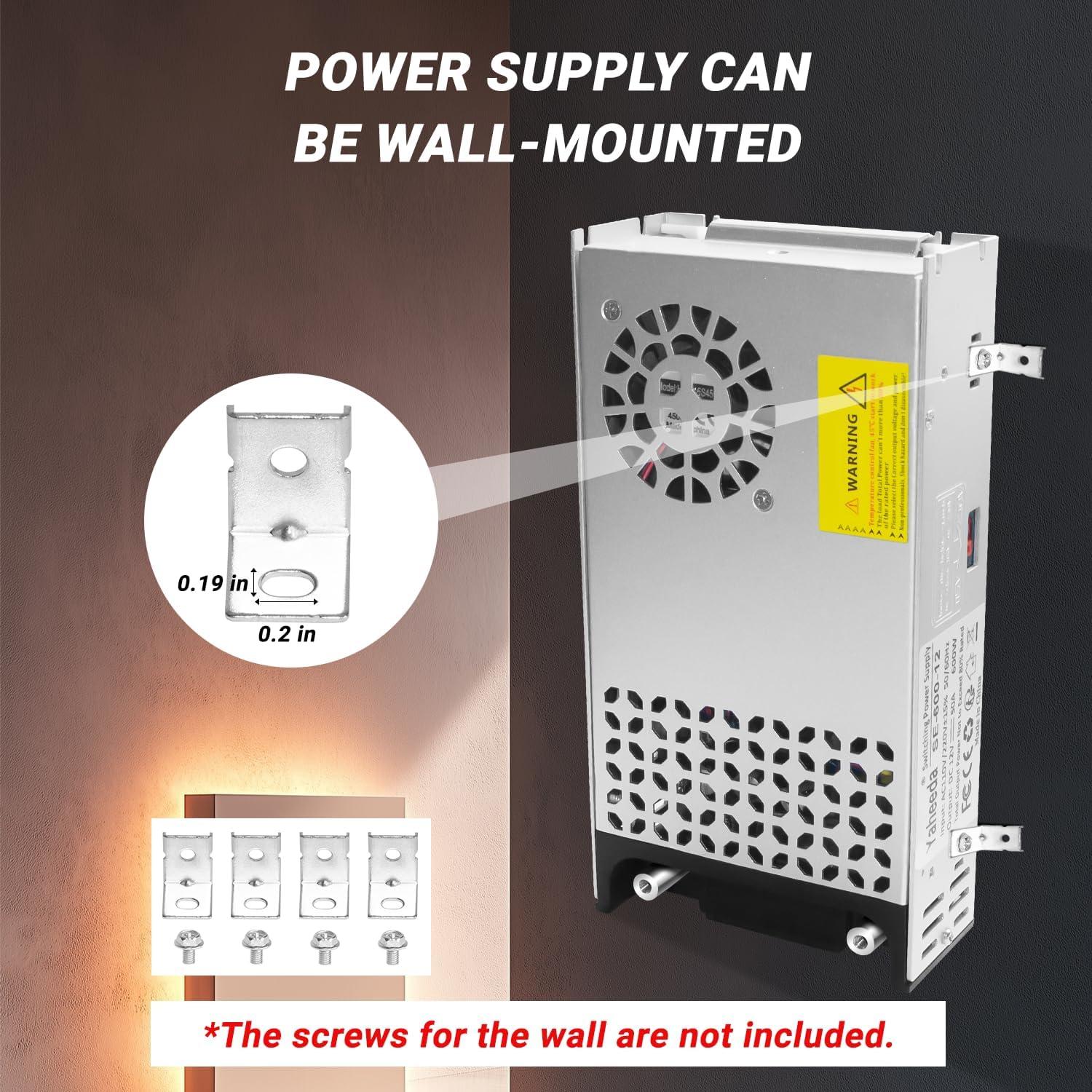 Convertidor 12V 600W 50A Yaheeda CA a CC para Bomba y LED