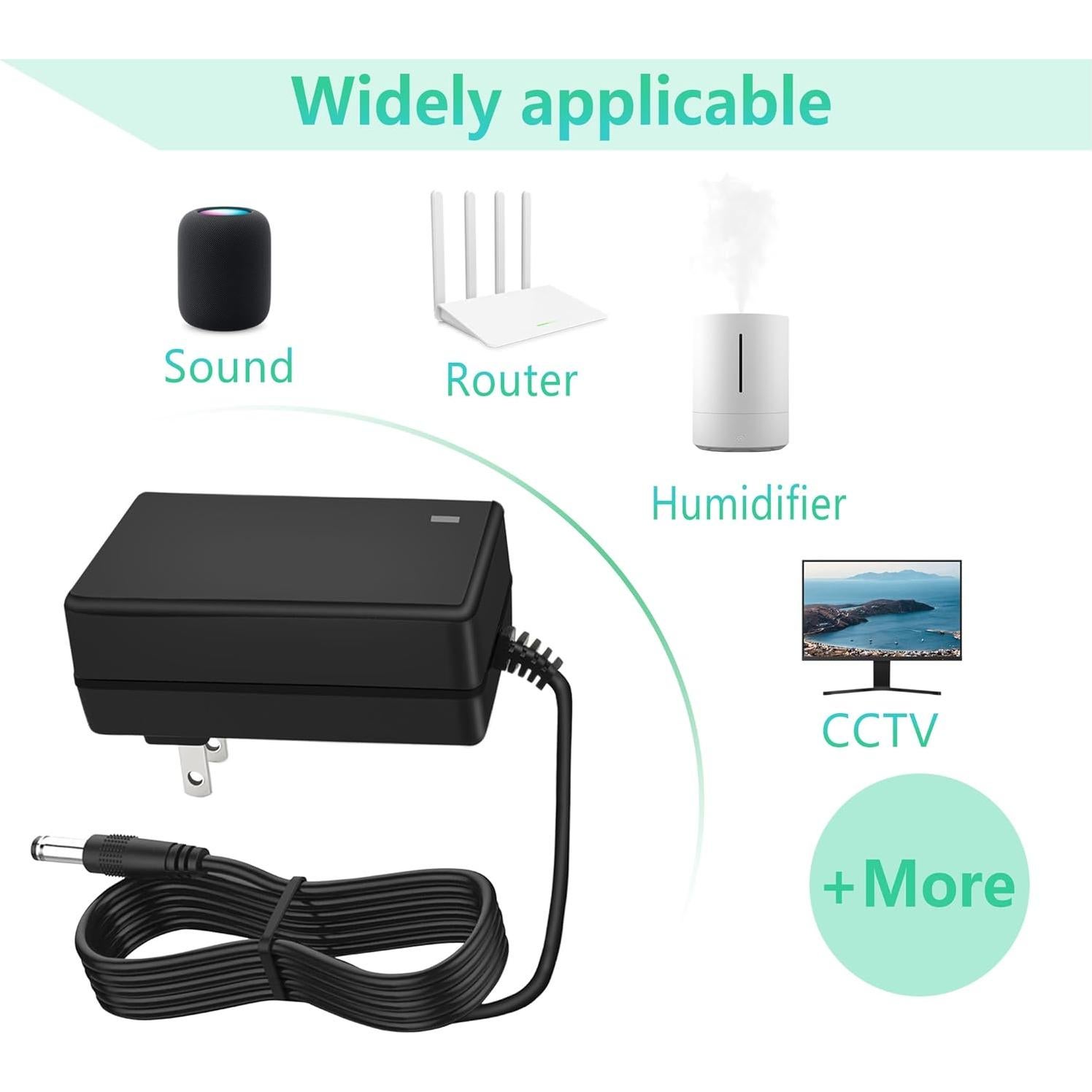 Adaptador de Alimentación 24V 1.5A Alarmpore 36W CA/CC