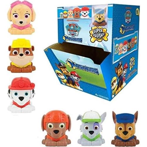 Mash'Ems - Paw Patrol 4 Pack (4 Blind Capsules Per Order) Squishy Collectible Toy
