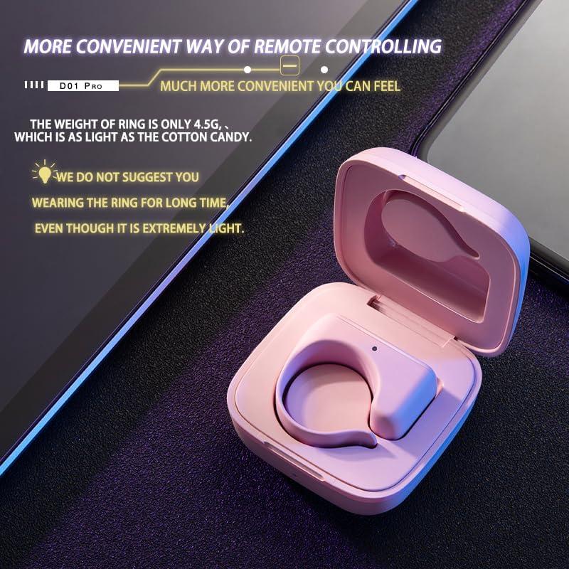 Control Remoto Inalámbrico Daibit para Kindle y Spotify Rosa