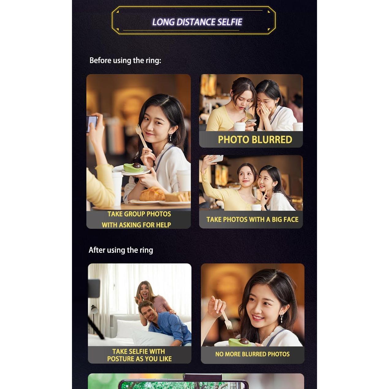 Control Remoto Inalámbrico Daibit para Kindle y Spotify Rosa