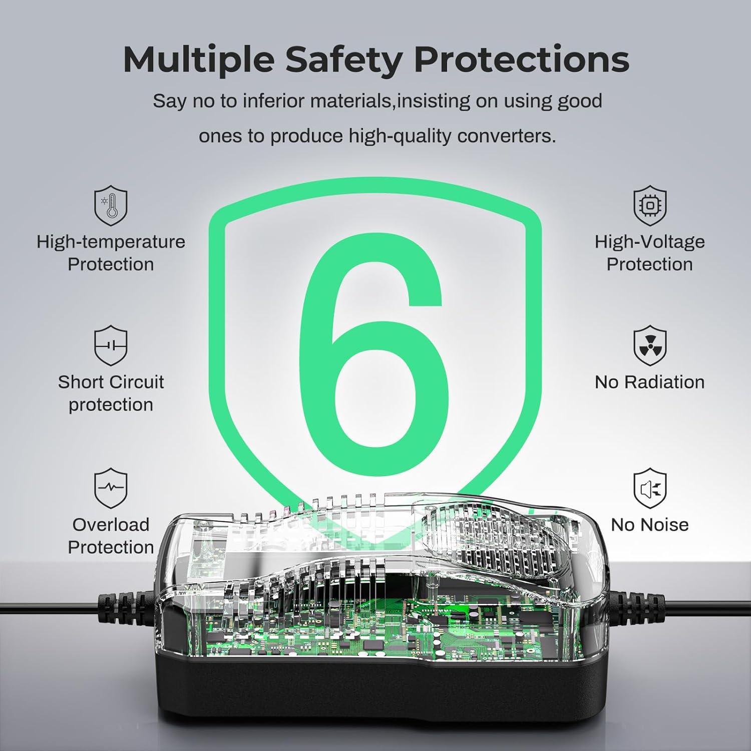 Convertidor AC a DC RoyPow C180 180W 12V 15A Adaptador