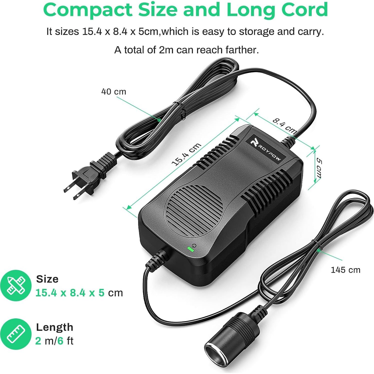 Convertidor AC a DC RoyPow C180 180W 12V 15A Adaptador