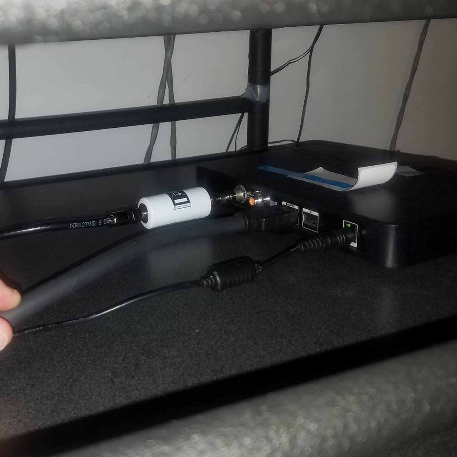 Aislador de Bucle de Tierra Groword SP-3FE - 2 Piezas, Eliminador de Ruido, Protección Rayos 6kV