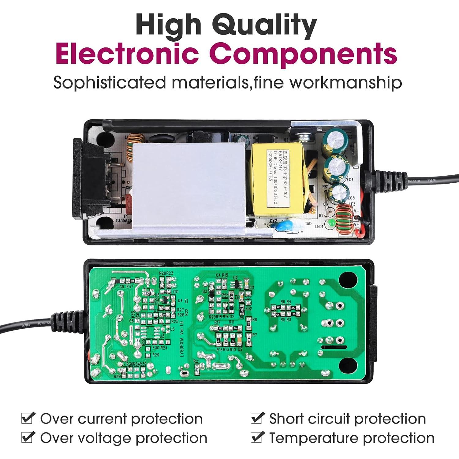 Fuente de Alimentación 24V EMITEVER 60W Adaptador LED