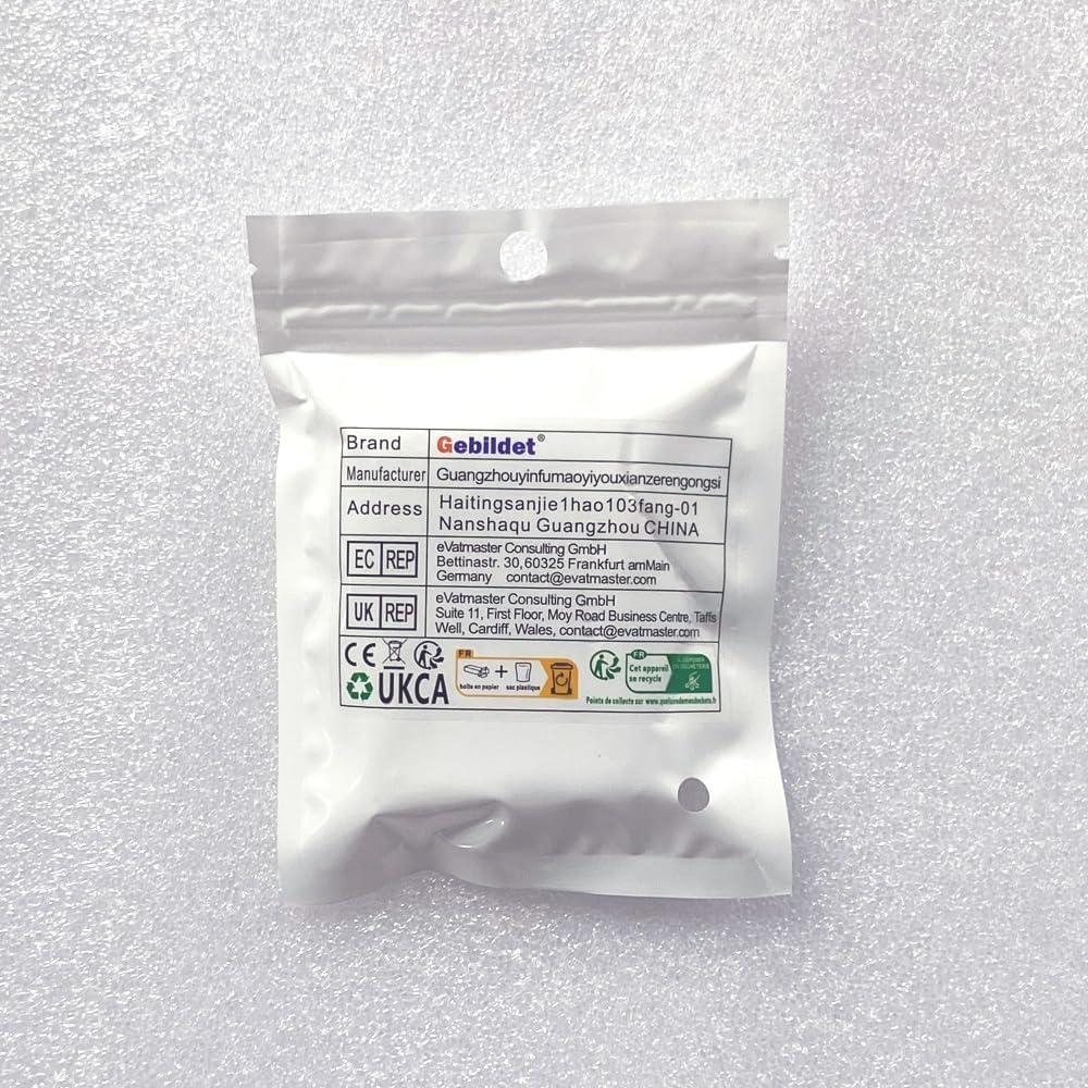 20 Interruptores de Reed de Vidrio Gebildet N/O 2x14mm