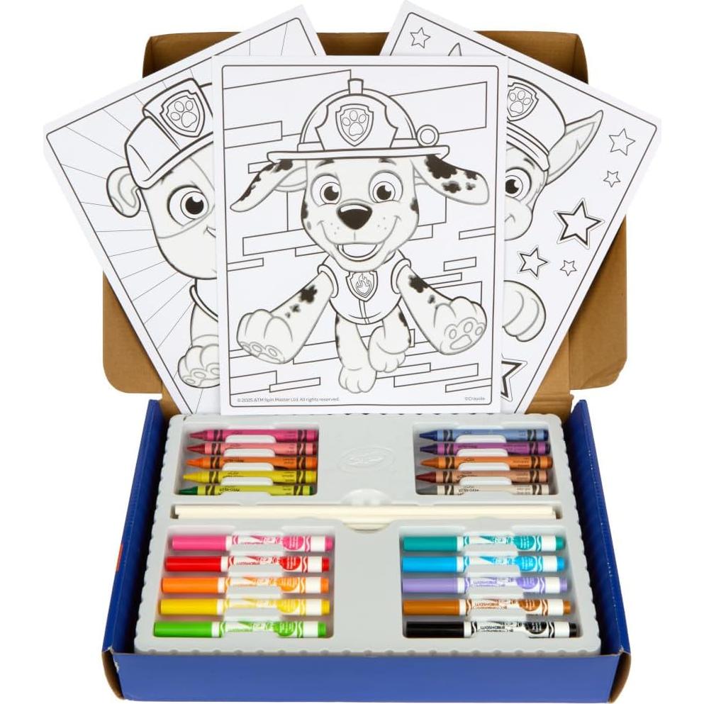 Crayola Kit de Arte PAW Patrol 60+ Piezas para Niños
