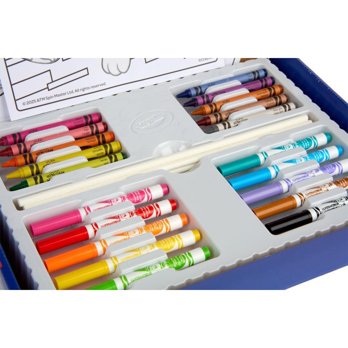 Crayola Kit de Arte PAW Patrol 60+ Piezas para Niños