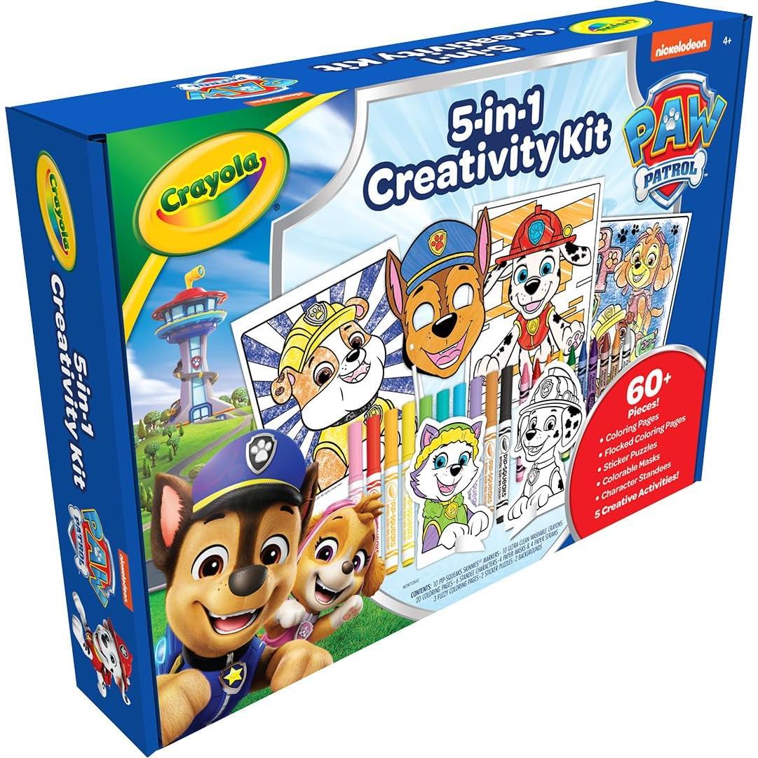 Crayola Kit de Arte PAW Patrol 60+ Piezas para Niños
