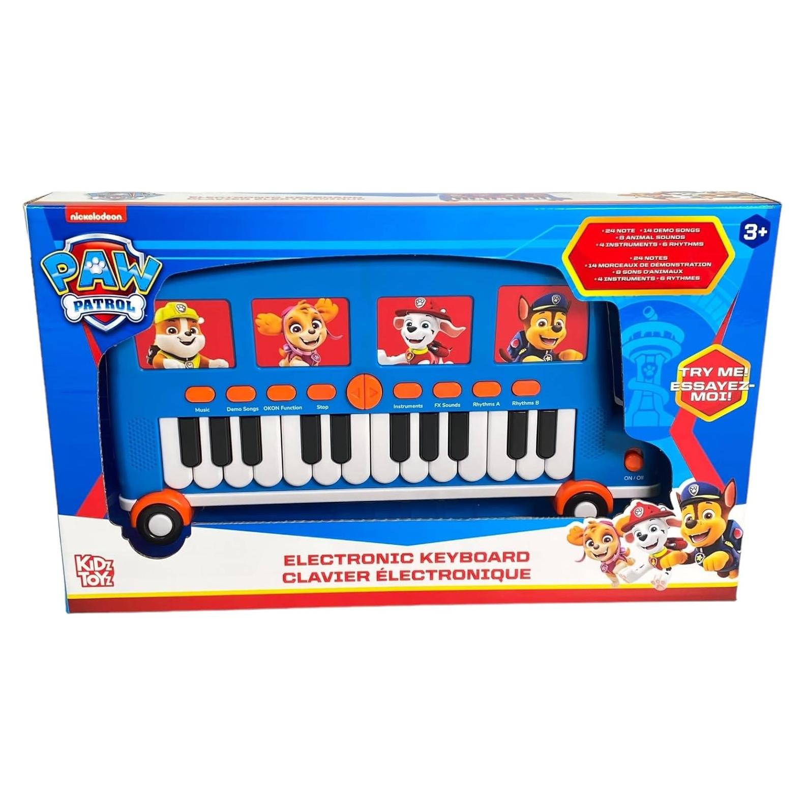 Teclado Electrónico Kidz Toyz Patrulla Canina 36x5.7 cm