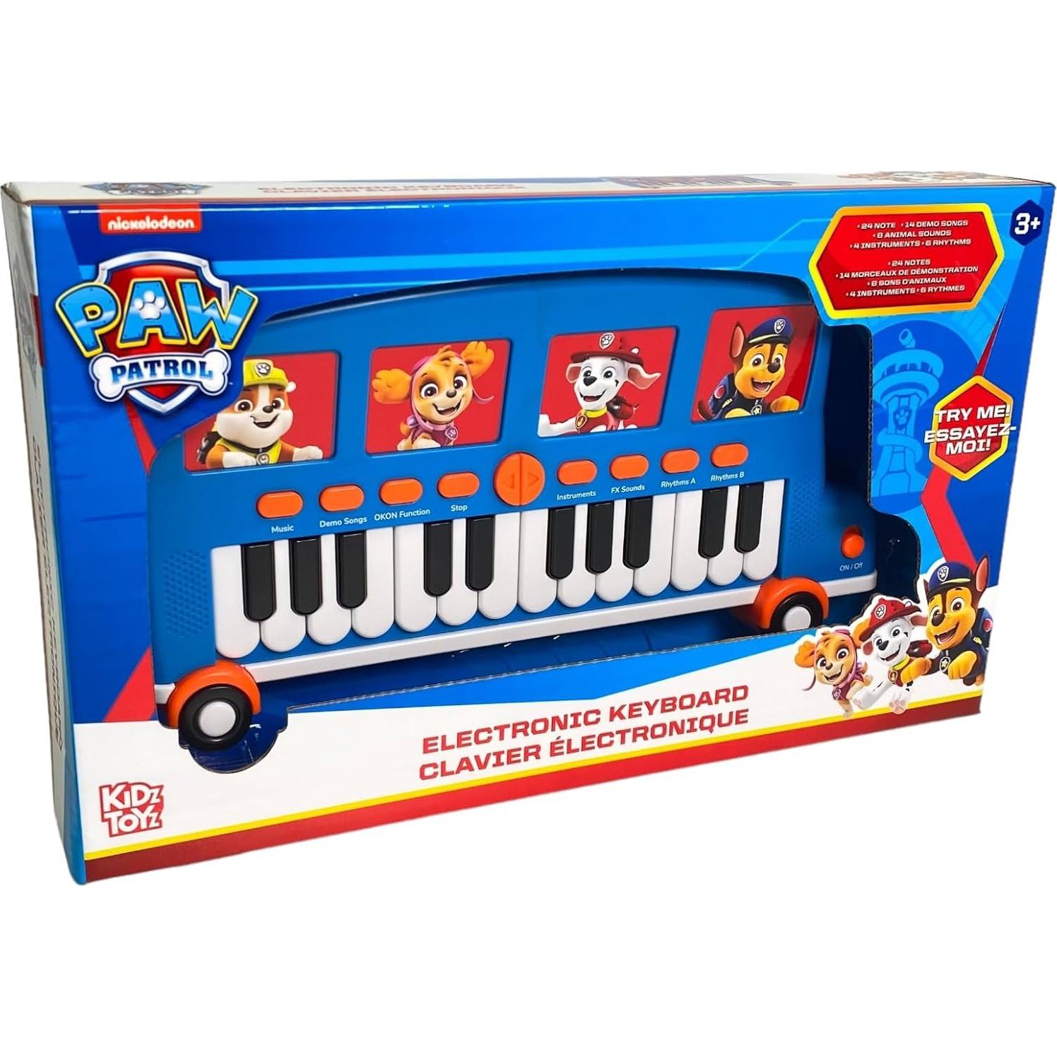 Teclado Electrónico Kidz Toyz Patrulla Canina 36x5.7 cm