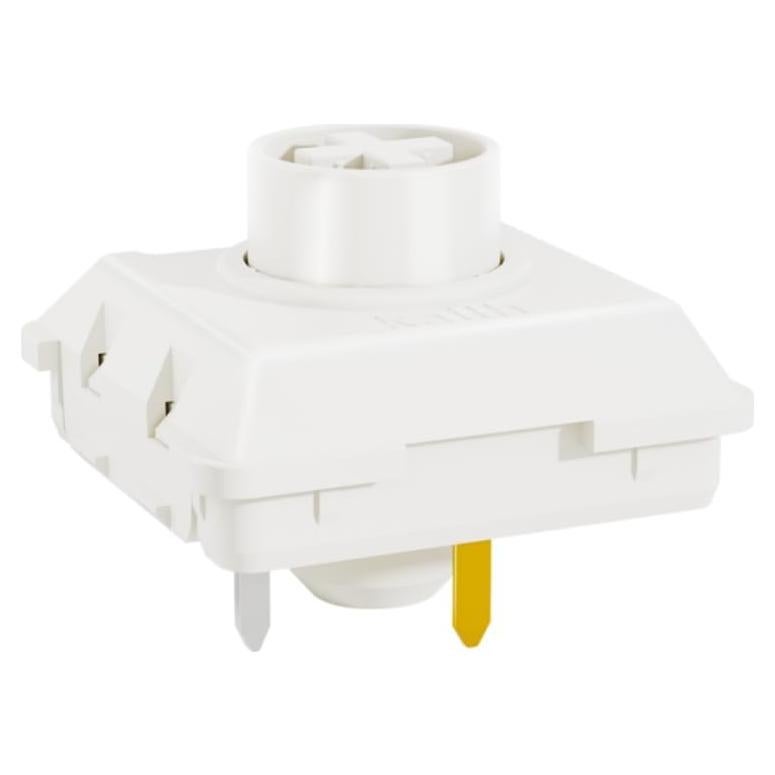 Interruptor de Teclado Bajo Kaihua Elenments POM Blanco Lluvia