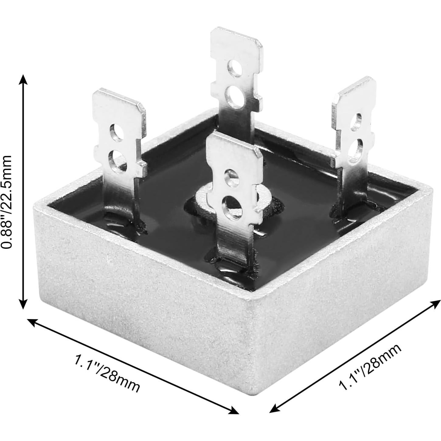 6 Diodos Rectificadores de Puente KBPC5010 50A 1000V Zorveiio