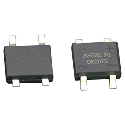 Diodo Rectificador de Puente ASEMI DB207S 2A 1000V Paquete 20
