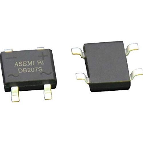 Diodo Rectificador de Puente ASEMI DB207S 2A 1000V Paquete 20