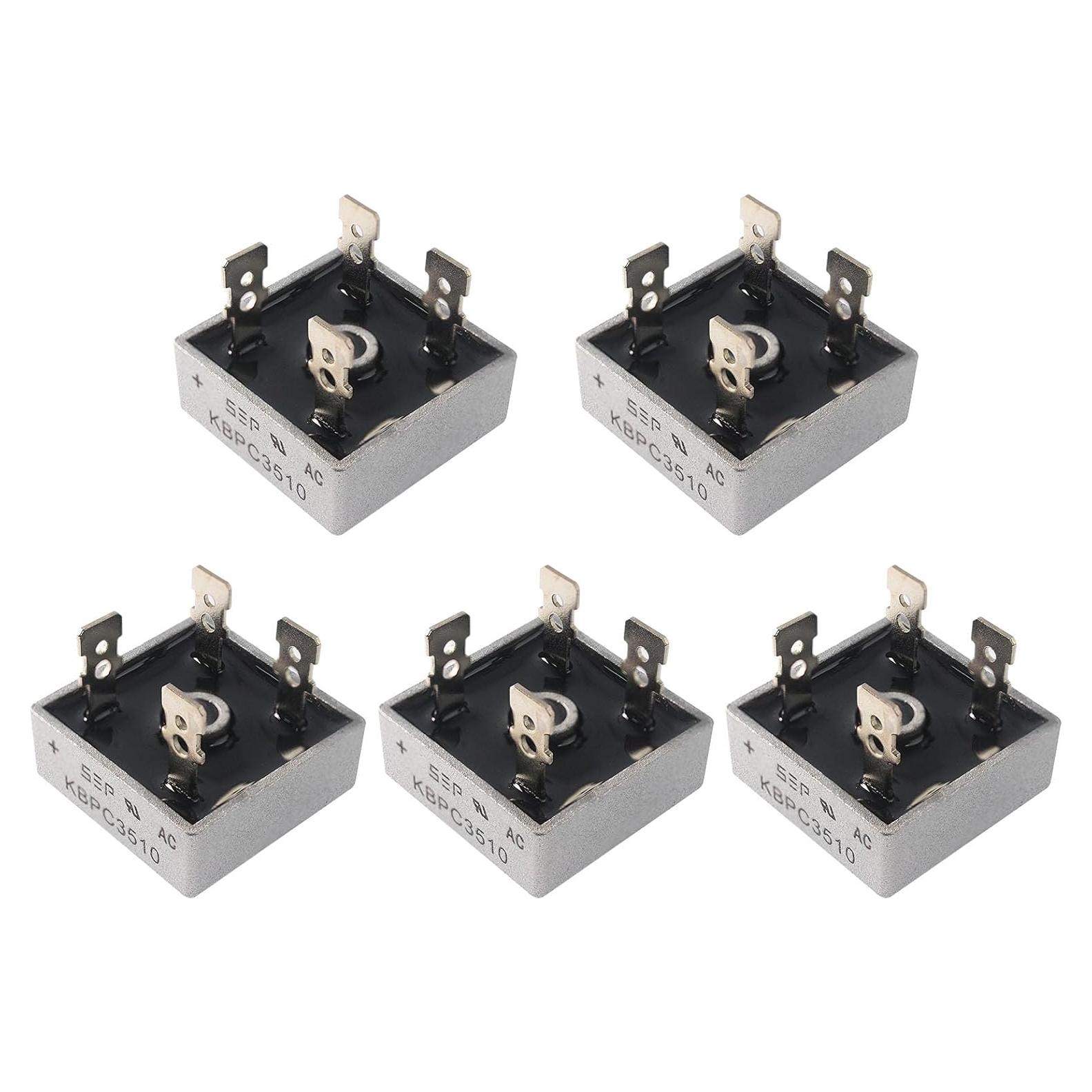 Diodo Rectificador de Puente Yetaida KBPC3510 35A 1000V 2Pcs
