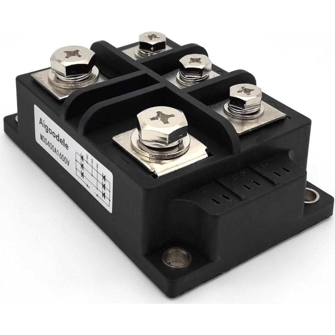 Rectificador de Puente Trifásico Aigoodele MDS400A 400A 1600V