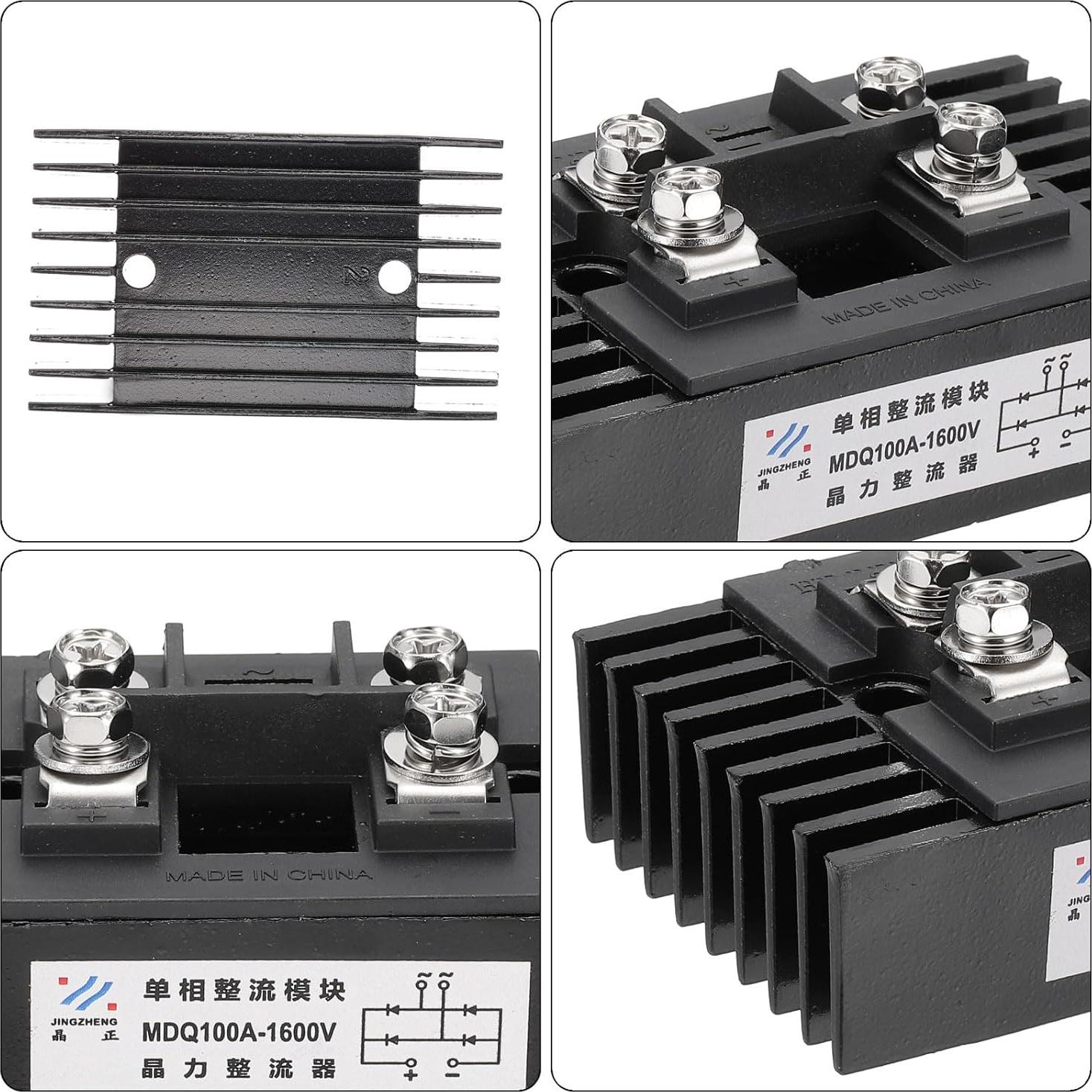 Diodo Rectificador PATIKIL 100A 1600V con Radiador