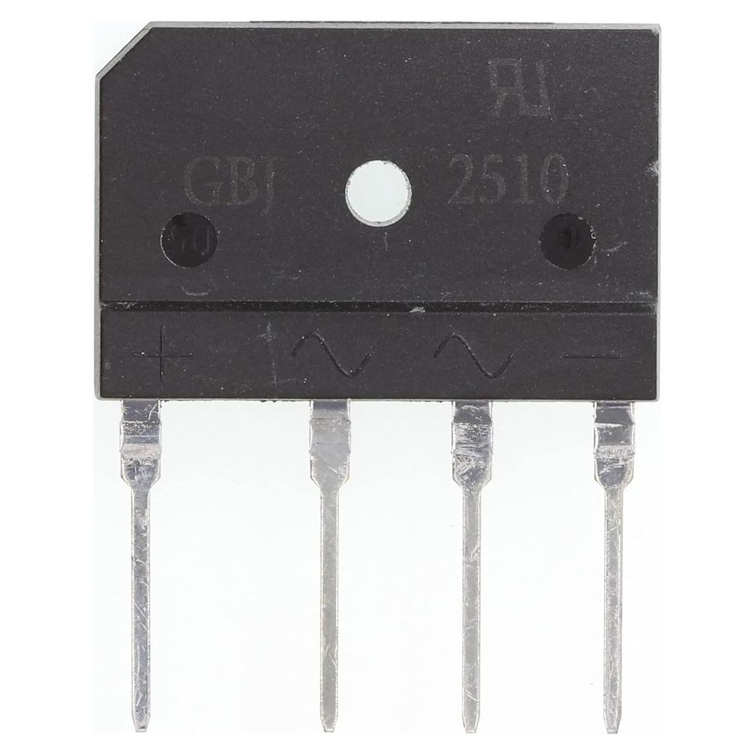 Diodo Rectificador de Puente GBJ2510 25A 1000V - 5 Piezas